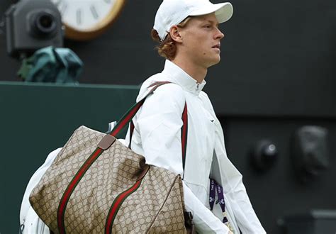 How Jannik Sinner's Gucci duffle bag made history at Wimbledon